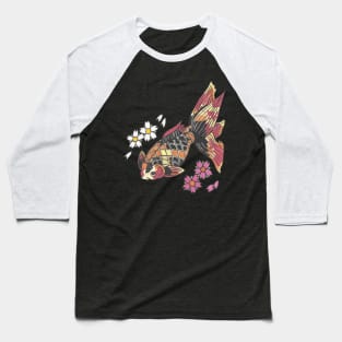 Koi Fish Baseball T-Shirt